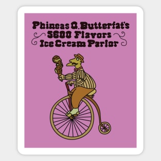 Phineas Q. Butterfat Coupon Sticker